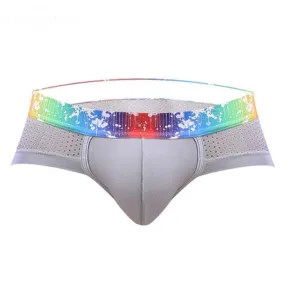 4 PCS Men's Trunks Underwear Soft Boxer Briefs Shorts Bulge Pouch Underpants 