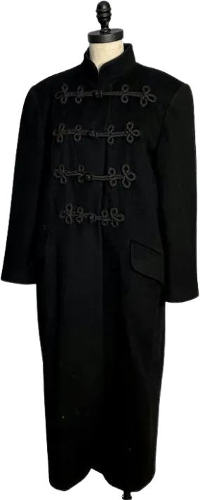 80’s Frog Clasp Buttoned Wool Coat by Harve Benard