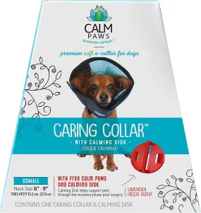 Calm Paws Caring Dog Collar with Calming Disk for Dog - Extra Small