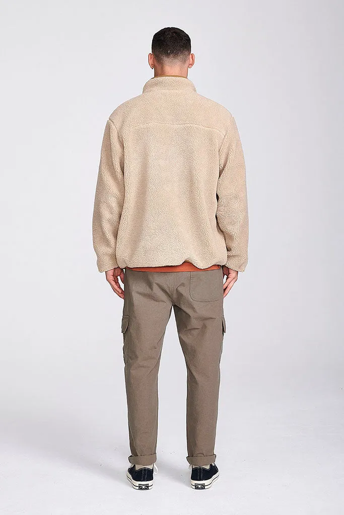 Critical Slide Tundra Fleece Jacket Sand