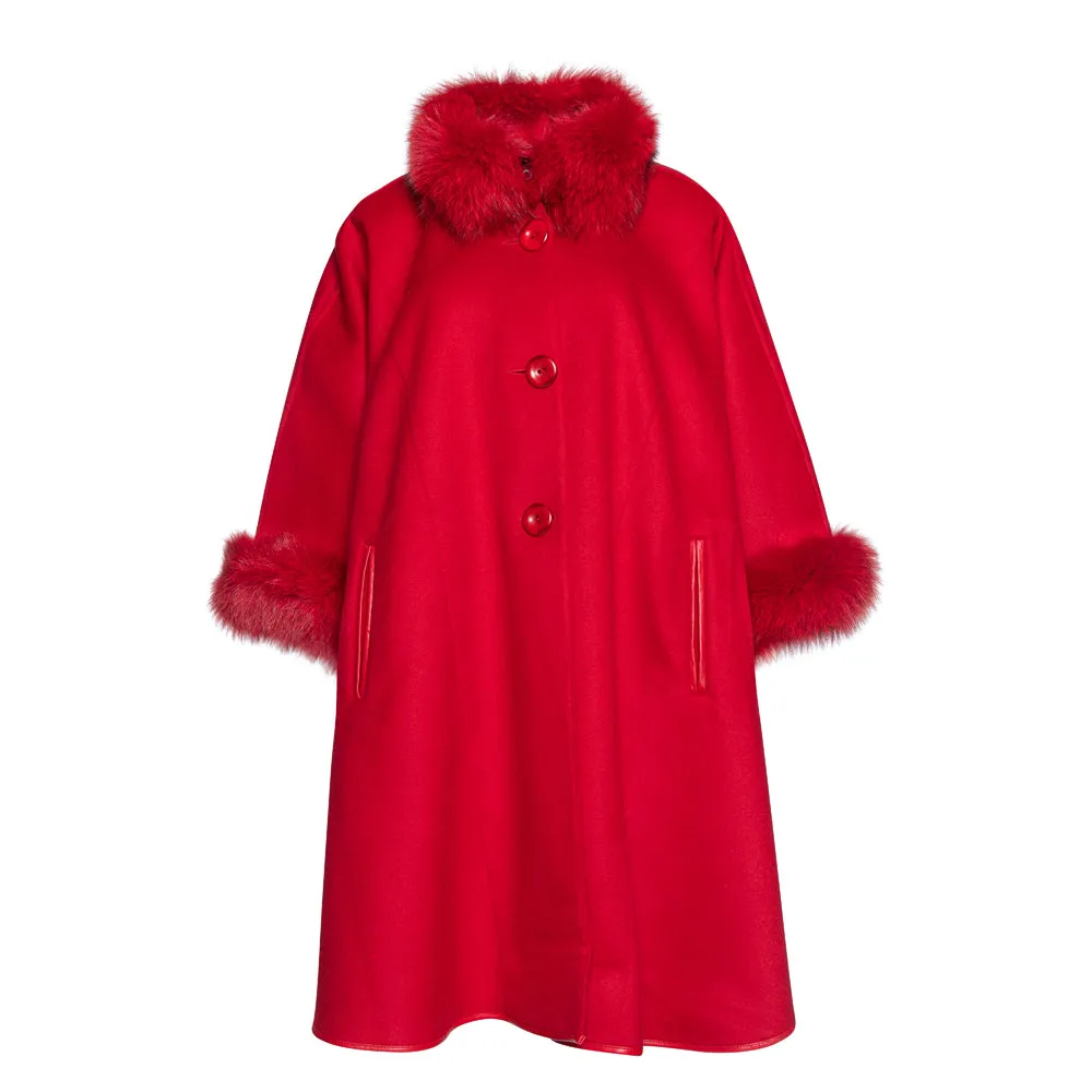 DESTINY Plus Size Cashmere cape