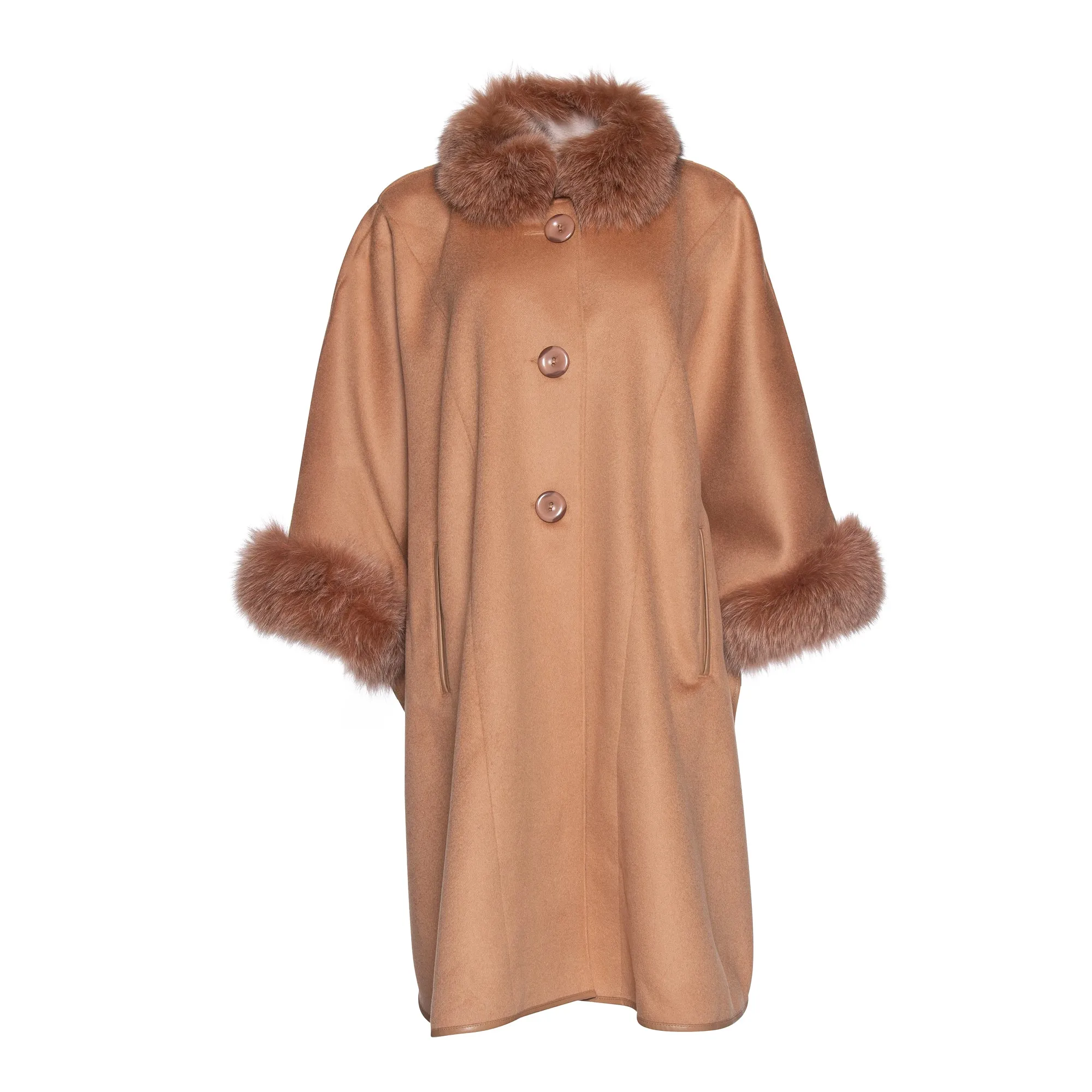DESTINY Plus Size Cashmere cape