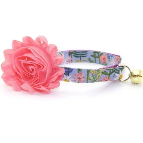 Kitten Collar - Purple Wildflowers