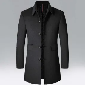 Men's Wool Blend Cityscape Coat