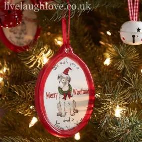 Merry Woofmas Ceramic Hanging Decoration
