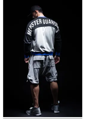 MONSTER GUARDIANS COLOR BLOCK SWEATSHIRT
