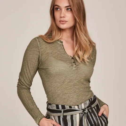 NÜ Lurex Gritta Long Sleeve Top