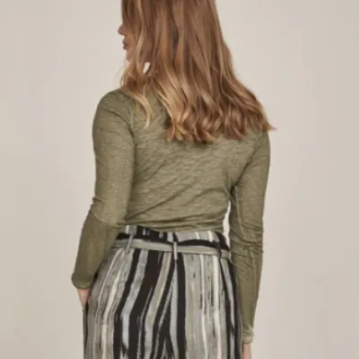 NÜ Lurex Gritta Long Sleeve Top