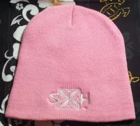 Simply Hawaiian SH Logo Beanie 8 inch Pink