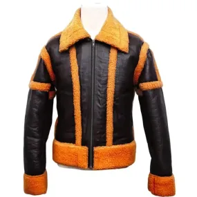 Women’s Shearling Rancher Leather Jacket – Western Style, Classic & Cozy