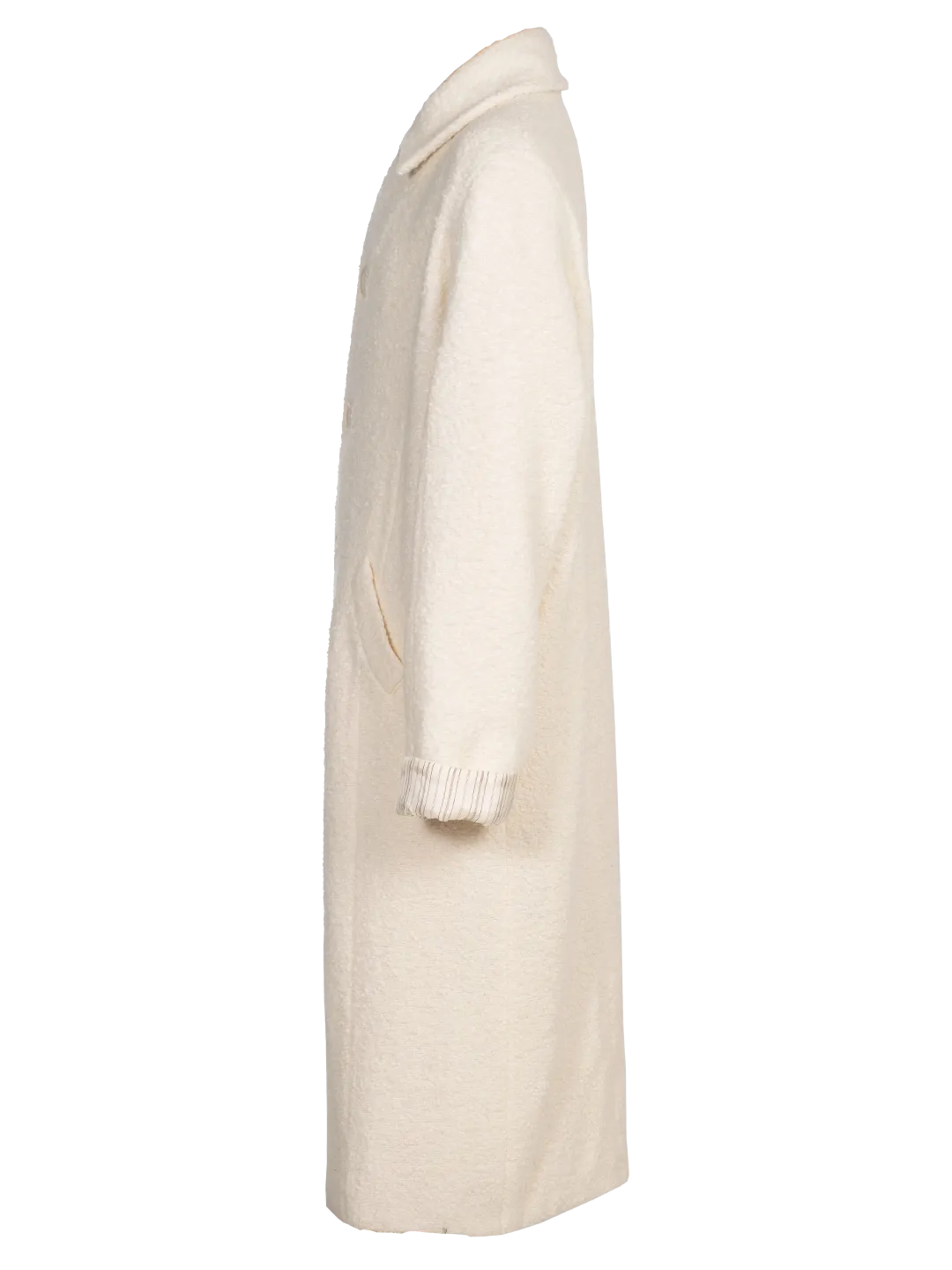 Wool Blend Boucle Coat