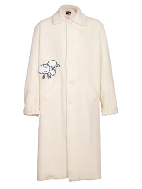 Wool Blend Boucle Coat