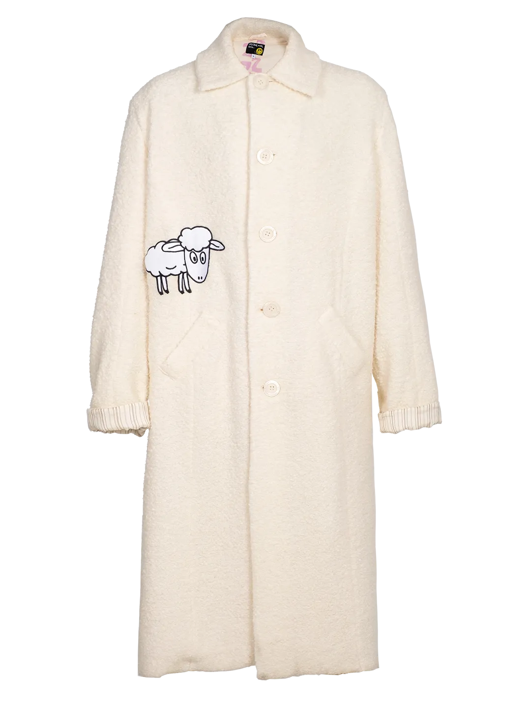 Wool Blend Boucle Coat